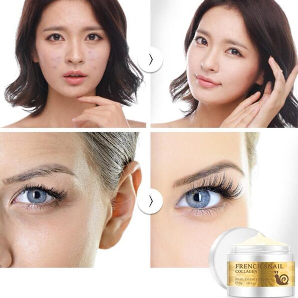 Snail Face Cream Hyaluronic Acid Moisturizer Anti Wrinkle Anti Aging Nourishing Serum Collagen whitening Cream Skin 4