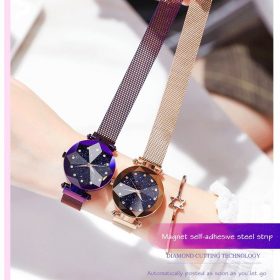 Ladies Magnetic Starry Sky Clock Luxury Women Watches Fashion Diamond Female Quartz Wristwatches Relogio Feminino Zegarek 10