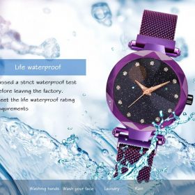 Ladies Magnetic Starry Sky Clock Luxury Women Watches Fashion Diamond Female Quartz Wristwatches Relogio Feminino Zegarek 10