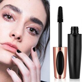 4D Silk Black Fiber Lashes Eyelash Mascara Quick Dry Waterproof Lengthening Eyelash Extension maquiagem