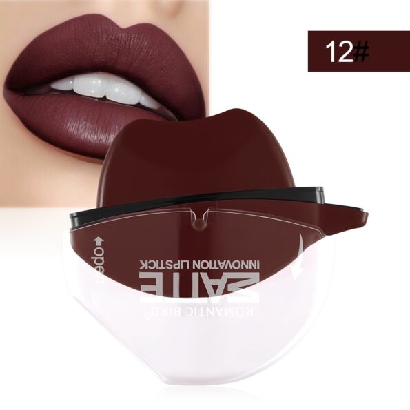 HOT SELL Moisturizeing Lips Balm Temperature Change Color Nude Matte Lipstick Cosmetics Creative modelling Sexy PINK 1